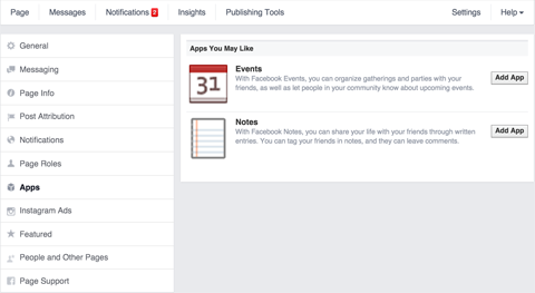 Facebook Notes App for Business